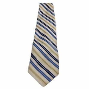 MEETING STREET blue and yellow striped tie